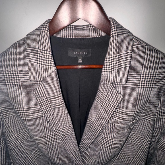 Talbots Women's Plaid Blazer Jacket‎ Size 18 Career Wear Business Casual - Picture 3 of 12